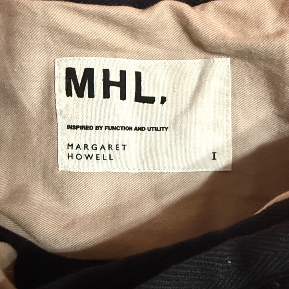 MHL Margaret Howell Black Windowpane Kilt Wool Skirt SZ 1 - Picture 5 of 10